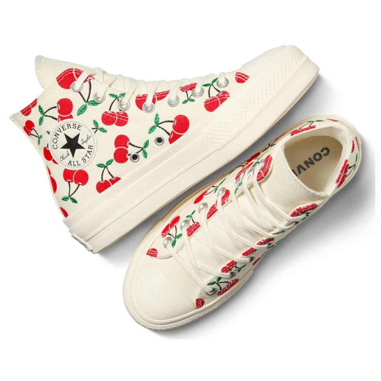 Converse Chuck Taylor All Star Lift Platform Cherries